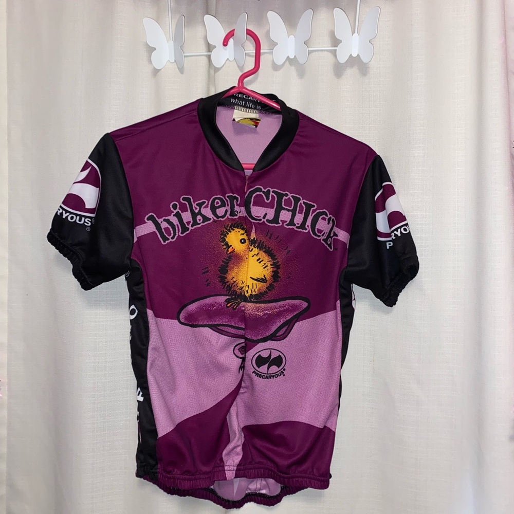 Precaryous cycling jersey
